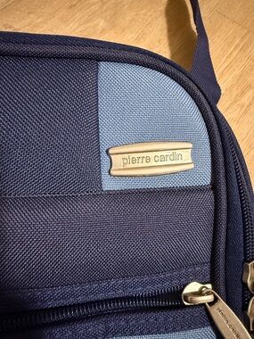 Brand new Pierre Cardin Navy and Light Blue Messenger Crossbody Bag